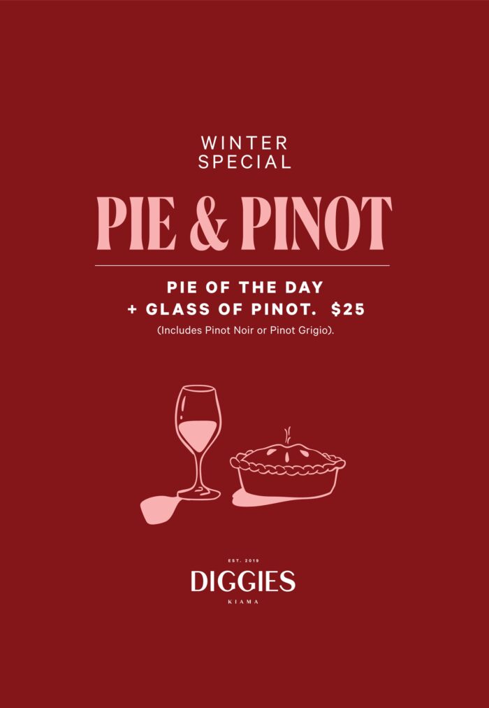 $25 Pie & Pinot special this winter.